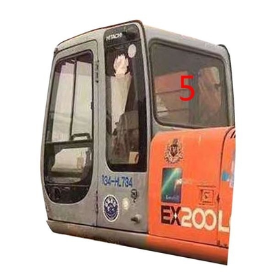 El excavador Glass Cab Window de 4457180 HITACHI moderó la posición lateral trasera de cristal NO.5