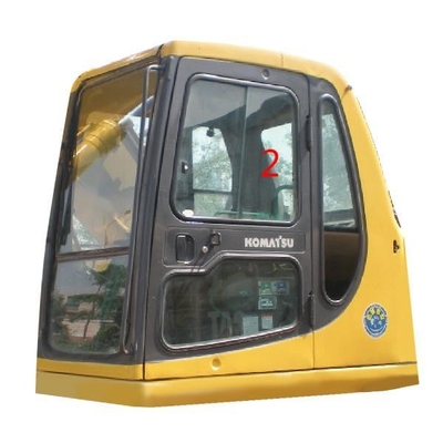 posición recta NO.2 del lado de Windscreen Replacement Left del excavador de 5m m