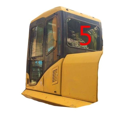 el excavador de cristal Cabin Back Side KOMATSU del taxi ancho de 520m m curvó el vidrio moderado