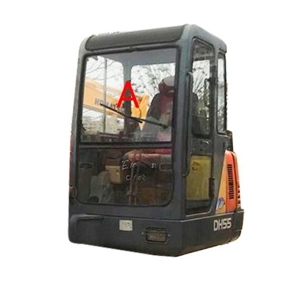 Excavador Cab Glass Front Up Position A 5m m de DAEWOO DH55 gruesos