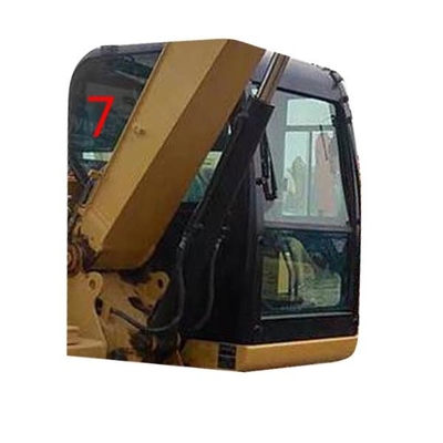 Vidrio Digger Window Replacement blanco del taxi de CATERPILLAR del lado derecho