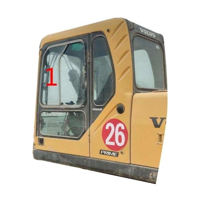 Lado izquierdo de cristal del taxi de la máquina de la construcción del parabrisas de VOLVO del excavador de EC240B