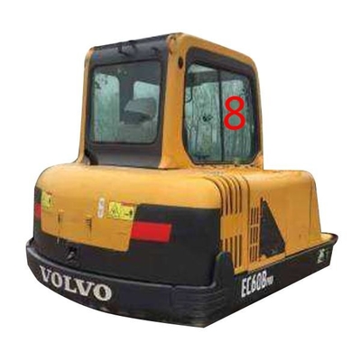 Posición No.8 de Windshield Right Side del excavador de RoHS Volvo