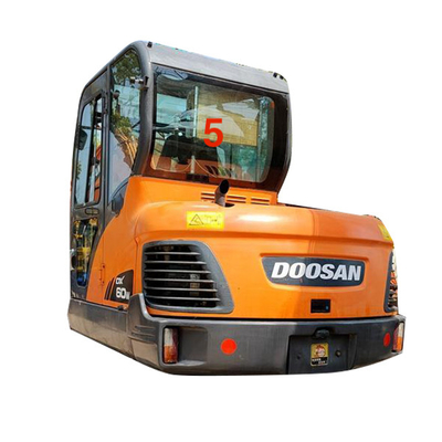 Posición lateral trasera de cristal NO.5 de la cabina de máquina de la construcción de DX55 DOOSAN