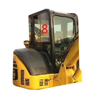 Posición lateral No.8 de Window Replacement Right del excavador de KOMATSU PC55MR del PUNTO