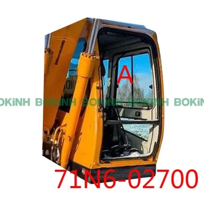 excavador ancho Cab Upper Position A de 71N6-02700 HYUNDAI Front Glass 797m m