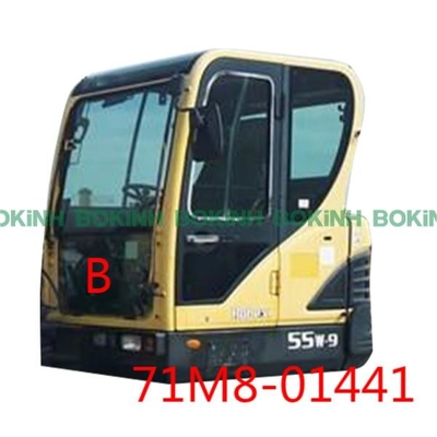 excavador Cab Window Tempered de 71M8-01441 HYUNDAI Front Glass Lower Position B