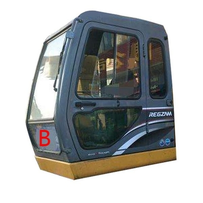 Vidrio verde blanco del taxi de los agujeros de Front Glass Replacement 10 del excavador para los cavadores