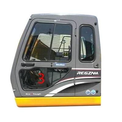 OEM de la posición NO.3 de Cabin KATO Glass Left Door Lower del excavador