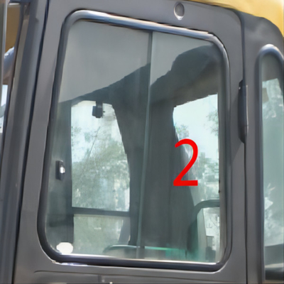 posición recta NO.2 del lado de Windscreen Replacement Left del excavador de 5m m