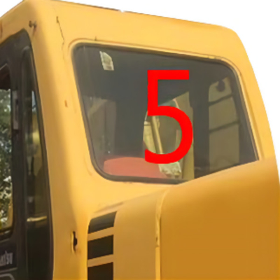 lado trasero de cristal NO.5 KOMATSU de 580m m del taxi grueso de la altura 5m m
