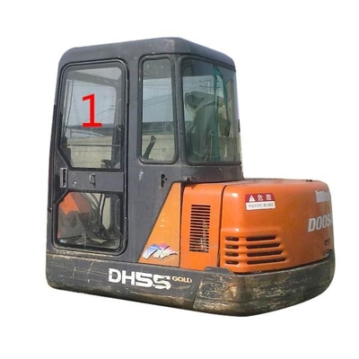 Excavador Windshield de DAEWOO DH55 Volvo del lado izquierdo 5m m densamente