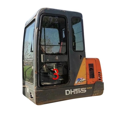 Excavador Cab Glass de la máquina de la construcción 5m m densamente 450m m de par en par