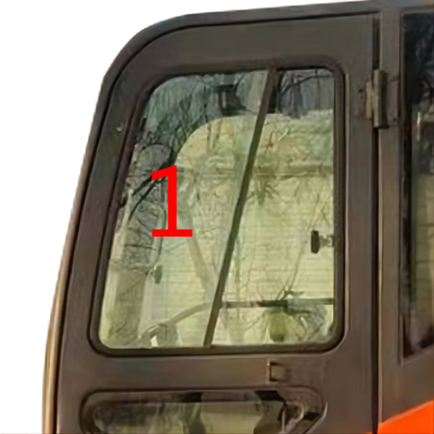 Parabrisas inclinado de la posición NO.1 del vidrio de Cabin Left Side del excavador de DX70 DX90-9C