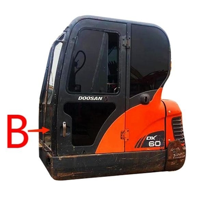 Parabrisas de Front Down Position B del vidrio de DX70 DH130 DH170 DOOSAN
