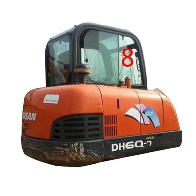 DH60-7 DH55 55V-WV solar DOOSAN Mini Excavator Glass moderado de cristal