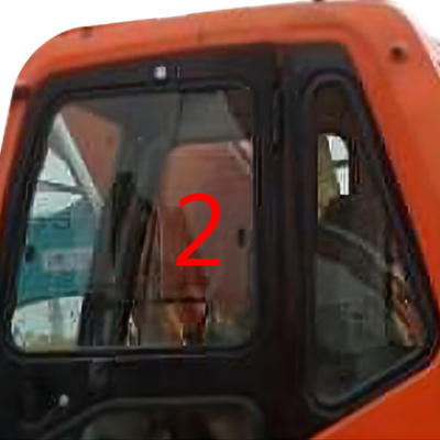 Posición lateral recta izquierda verde NO.2 del vidrio de DH215-9 DOOSAN