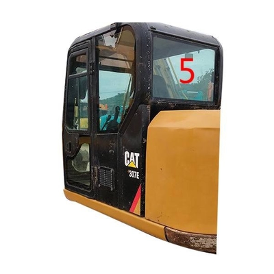 El parabrisas lateral trasero de la posición NO.5 del vidrio del taxi de Cabin CATERPILLAR del excavador moderó el vidrio