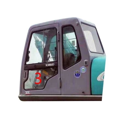 Puerta izquierda una posición más baja NO.3 de Cab Glass Tempered del excavador de la posición