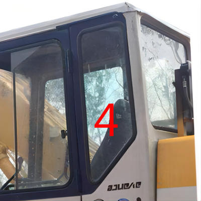 Posición lateral trasera No.4 de la puerta izquierda de los cavadores de Cab Glass For del excavador de KOMATSU