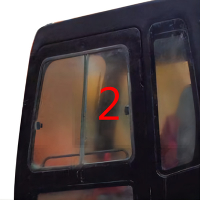 Posición recta NO.2 HYUNDAI del lado de Window Glass Left del excavador de R140-7LC