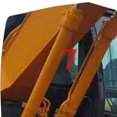 Lado derecho NO.7 de Window Glass Replacement HYUNDAI del excavador del ISO