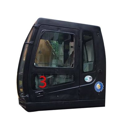 Posición más baja moderada de cristal NO.3 de la puerta izquierda de Cab Windshield Window del excavador