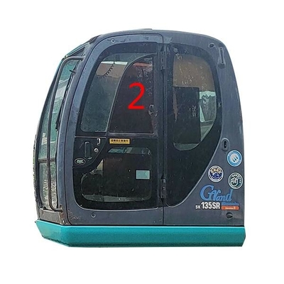 Parabrisas de la posición NO.2 del PUNTO KOBELCO Mini Digger Glass Replacement Left Side