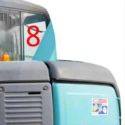 Posición resistente NO.8 del lado derecho de Cab Glass KOBELCO del excavador de la temperatura