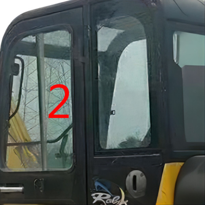 El excavador Door Window Replacement de HYUNDAI R60-7 salió de la posición lateral recta NO.2