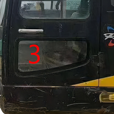 OEM verde de la posición NO.3 de HYUNDAI Front Glass Left Door Lower