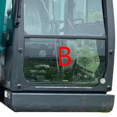 vidrio de Front Glass Replacement Green Tempered del excavador de 5m m para el parabrisas