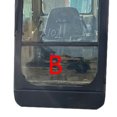 Excavador Cab Glass CATERPILLAR Front Down Position B de E320D E320C