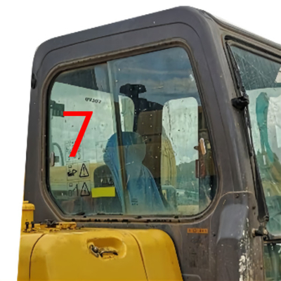 Posición de cristal moderada parabrisas NO.7 del lado derecho de VOLVO
