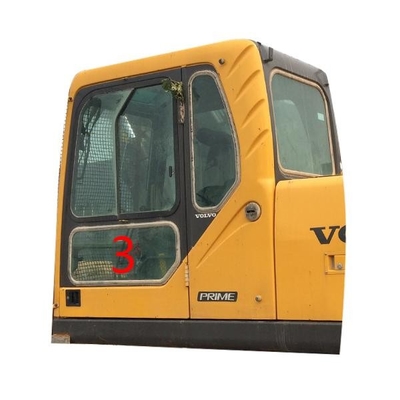 Vidrio moderado 5m m de cristal de Cabin del excavador del parabrisas de EC240B VOLVO