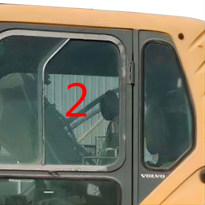 El excavador Door Window Replacement de EC210B izquierda a posición No.2 de la puerta el vidrio moderado de encargo