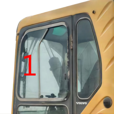 Lado izquierdo de cristal del taxi de la máquina de la construcción del parabrisas de VOLVO del excavador de EC240B