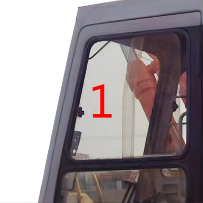 el vidrio moderado 5m m para el parabrisas HITACHI salió de la posición lateral inclinada NO.1