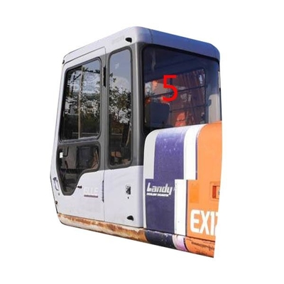 Vidrio moderado 5m m trasero de Glass Green del excavador de HITACHI del lado