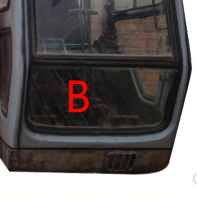 Excavador blanco Window Replacement de Front Windscreen Glass HITACHI