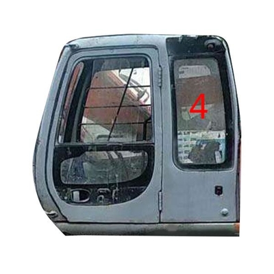 Posición posterior NO.4 de la puerta izquierda del reemplazo de Tempered Glass Window del excavador