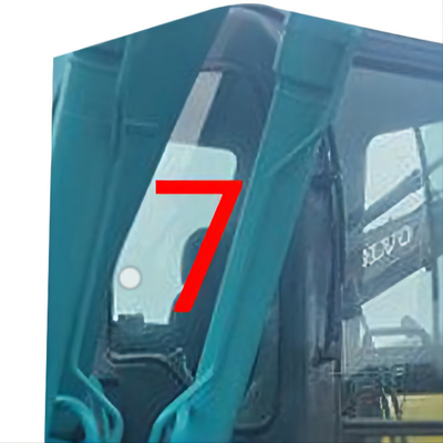 El parabrisas de la posición NO.7 de Glass Right Side del excavador de SK-6 SK-8 SK230-6 KOBELCO moderó el vidrio