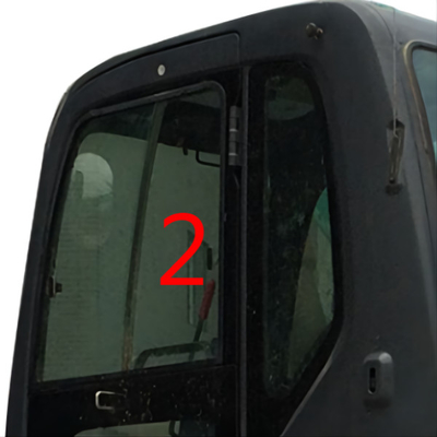 El excavador Door Window Replacement de SK230-6 SK-6 SK-8 salió del parabrisas lateral recto de la posición NO.2