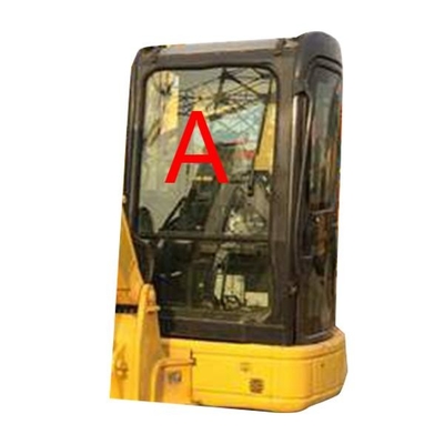 Parabrisas moderado de cristal Front Glass del excavador de PC55MR PC55 5M M del taxi grueso de KOMATSU