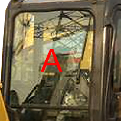 Parabrisas moderado de cristal Front Glass del excavador de PC55MR PC55 5M M del taxi grueso de KOMATSU