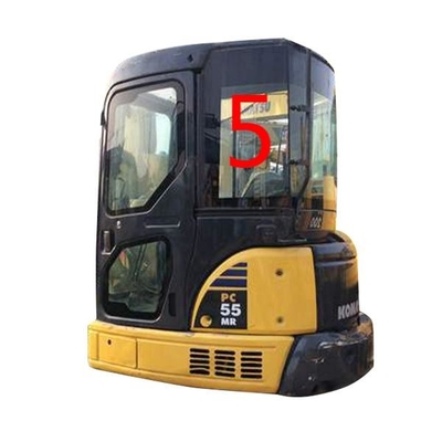 Lado trasero NO.5 de Window Replacement RoHS del excavador del parabrisas PC55MR PC55 KOMATSU