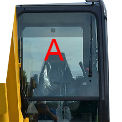 El vidrio del taxi de KOMATSU del excavador PC56-7 moderó el parabrisas Front Glass 5M M densamente