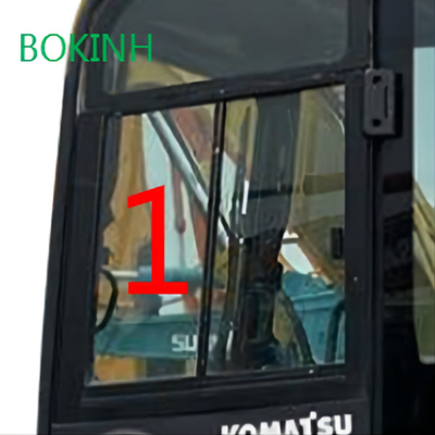 La posición de cristal del lado izquierdo del taxi de PC60-8 PC70-8 KOMATSU inclina NO.1 5m m gruesos