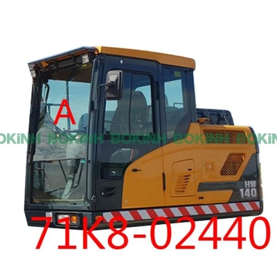 excavador Cab Window Tempered de 71K8-02440 HYUNDAI Front Glass Up Position A