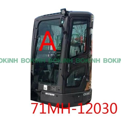 Excavador Cab Glass Front Upper Tempered Windshield de 71MH-12030 HYUNDAI 5M M gruesos
